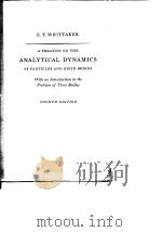 A TREATISE ON THE ANALYTICAL DYNAMICS OF PARTICLES AND RIGID BODIES     PDF电子版封面     