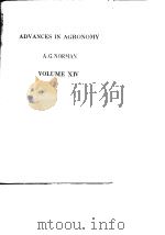 Advances in agronomy.v.14.1962.     PDF电子版封面     