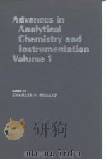 Advances in analytical chemistry and instrumentation.Vol.1.1960.     PDF电子版封面     