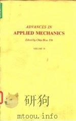 Advances in Applied Mechanics Chia-Shun Yih V.19.1979.     PDF电子版封面     
