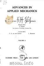 Advances in Applied Mechanics Vol.8.1964.     PDF电子版封面     