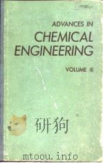 Advances in chemical engine ering.Vol.3.1962.     PDF电子版封面     
