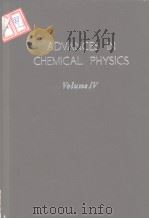 Advances in chemical physics Vol.4.1962.（ PDF版）