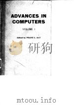 Advances in computers.Vol.1.1960.     PDF电子版封面     