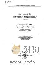 Advances in cryogenic engineering.Vol.2.1960.     PDF电子版封面     