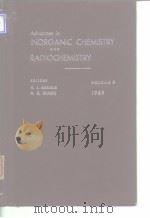 Advances in inorganic chemistry and radiochemistry.Vol.5.1963.     PDF电子版封面     
