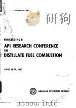 American Petroleum Institute Proceedings:API Research Fuel Combustion.1963.     PDF电子版封面     