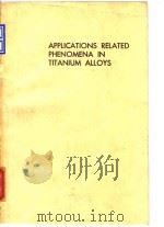 American Society for Testing and Materials.Committee B-10 on Reactive and Alloys.Applications relate     PDF电子版封面     