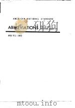 American Society of Mechanical Engineers.Abbreviations for use on drawings and in text.1972.（ PDF版）