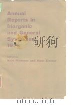 Annual reports in inorganic and general syntheses 1972.     PDF电子版封面     