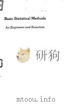 Basic Statistical method for Engineers and Scientists（ PDF版）