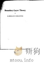 Boundary-Layer Theory     PDF电子版封面     