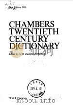 Chambers twentieth century dictionary.1972.（ PDF版）