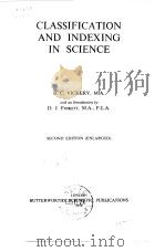 CLASSIFICATION AND INDEXING IN SCIENCE     PDF电子版封面     