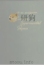 Collected Experimental Papers Volume VIII Papers 169-199     PDF电子版封面     