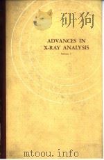 Denver.University.Denver Research Institute.Advances in X-ray analysis.v.5.1962.     PDF电子版封面     