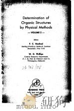 Determination of organic structures by physical methods.Vol.2.1962.     PDF电子版封面     