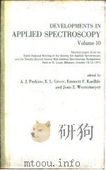 Developments in Applied Spectroscopy Vol.10.1972.（ PDF版）