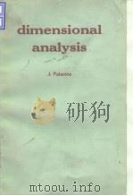 Dimensional Analysis J.Palacios 1964.     PDF电子版封面     