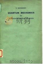 E.Ikenberry Quantum Mechanics for Mathematicians and Physicists     PDF电子版封面     