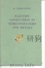 ELECTRIC CONDUCTION IN SEMICONDUCTORSF AND METALS（ PDF版）