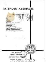 Electrochemical Society.Extended abstracts；v.82-2.1982.     PDF电子版封面     