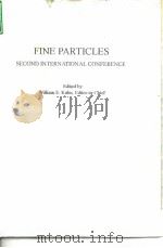 Electrochemical Society.Fine particaes.1974.     PDF电子版封面     