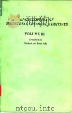 Encyclopedia of industrial chemical additives;v.3.1985.     PDF电子版封面     