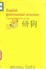 English grammatical structure Ageneral syllabus for teachers     PDF电子版封面     