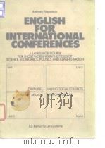 Enlish For International Conferences     PDF电子版封面     