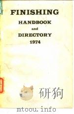 Finishing handbook and dictionary 1974.     PDF电子版封面     