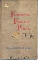 FUNDAMENTAL FORMULAS OF PHYSICS     PDF电子版封面     