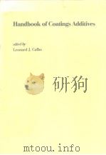 Handbook of coatings additives. 1987.     PDF电子版封面     