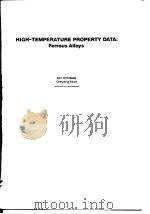 High-temperature property data:ferrous alloys.1988.     PDF电子版封面     