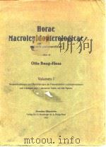 Horae Macroleplidopierologicac（ PDF版）