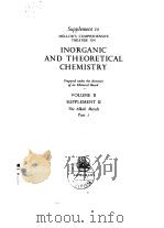 INORGANICAND THEORETICAL·CHEMSTRY     PDF电子版封面     