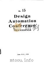 Institute of Electrical & Electronics Engineers.15th Design Autonation Conference.1978.     PDF电子版封面     