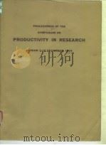 Institution of Chemical Engineers.Productivity in ressearch.1963.     PDF电子版封面     
