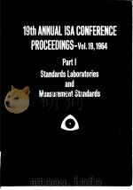 Instrument society of America.1964 proceekings;19th Annual Instrument Automation Conference and Exhi     PDF电子版封面     