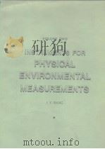 Instruments For Physical Environmental Measurements J.Y.Wang Vol.2 1976.     PDF电子版封面     