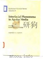 Interfacial phenomena in apolar media.1987.     PDF电子版封面     