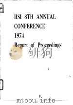 International Iron and Steel Institute.IISI 8th Annual Conference 1974.1975.     PDF电子版封面     