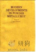 International Powder Metal-Iurgy Conference(1984:Toronto)Special materials.1985.（ PDF版）