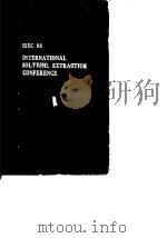 International Solvent Extraction Conference(1988:Moscow)ISEC'88;V.2.1988.     PDF电子版封面     