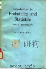 Introduction to Probability and Statistics PAPT 1. PROBABILITY     PDF电子版封面     