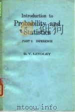 Introduction to Probability and Statistics PAPT 2. INFERENCE     PDF电子版封面     