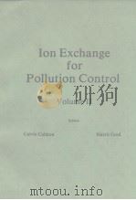 Ion Exchange for Pollution Control Vol.2     PDF电子版封面     