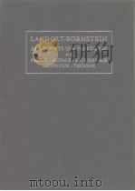 LANDOLT-BORNSTEIN ZAHLENWERTE UND FUNKTIONEN AUS PHYSIK·CHEMIE ASTRONOMIE CEOPHYSIK·TECHNIK（1964）     PDF电子版封面     