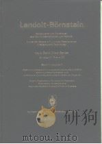 Landolt-Bornstein Volume 11     PDF电子版封面     