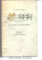 L.De Vries·H.Kolb Dictionary of Chemistry and Chemical Engineering     PDF电子版封面     